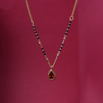 Load image into Gallery viewer, gold plating Teardrop Garnet Pendant Necklace for Women | Gift Jewelry
