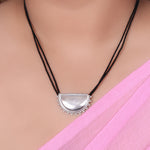 Load image into Gallery viewer, Silver Crescent Moon Pendant Necklace for Women | Gift Jewelry
