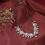 Load image into Gallery viewer, Silver Cubic Zirconia Necklace | Party Wear for Women
