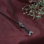 Load image into Gallery viewer, Silver Beaded Mangalsutra Necklace for Women | Traditional Jewelry
