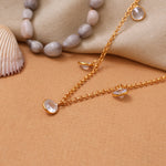Load image into Gallery viewer, gold plating Chain with Crystal Stone Necklace for Women | Daily Wear
