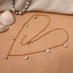 Load image into Gallery viewer, gold plating Chain with Crystal Stone Necklace for Women | Daily Wear
