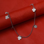 Load image into Gallery viewer, 925 Silver Flower Charm Necklace for Women | Daily Wear Gift
