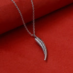 Load image into Gallery viewer, 925 Silver Feather Pendant Necklace for Women | Gift Jewelry
