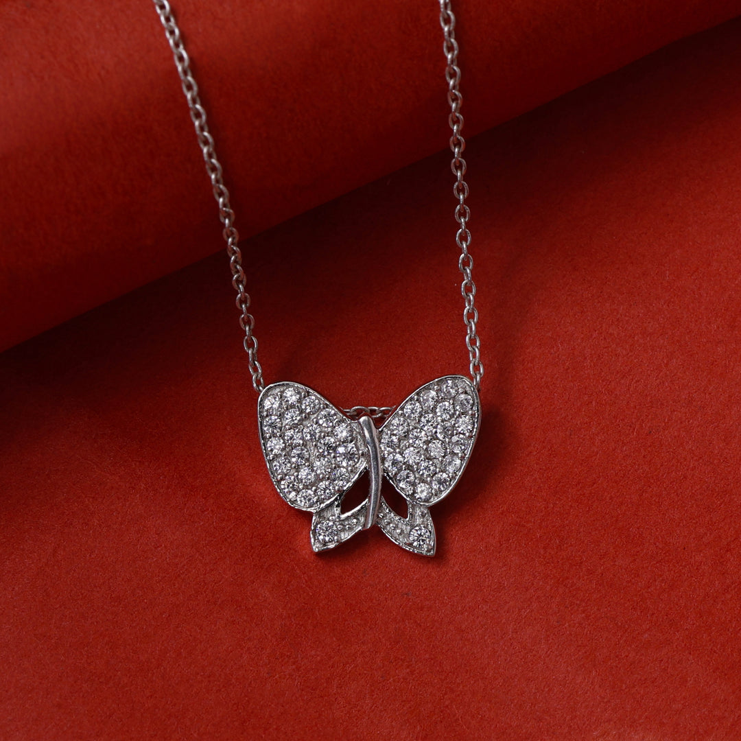 925 Silver Butterfly Necklace for Women | Gift Jewelry