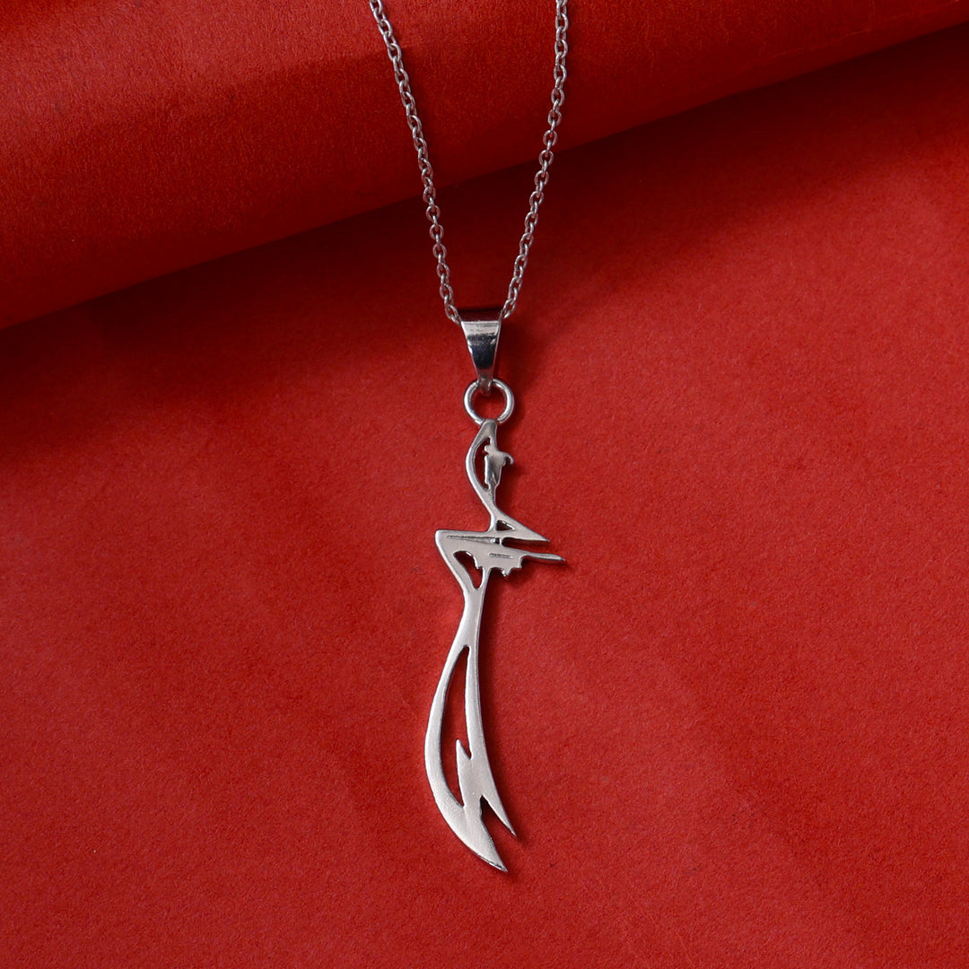 Silver Sword Pendant Necklace | Minimalist Jewelry Gift