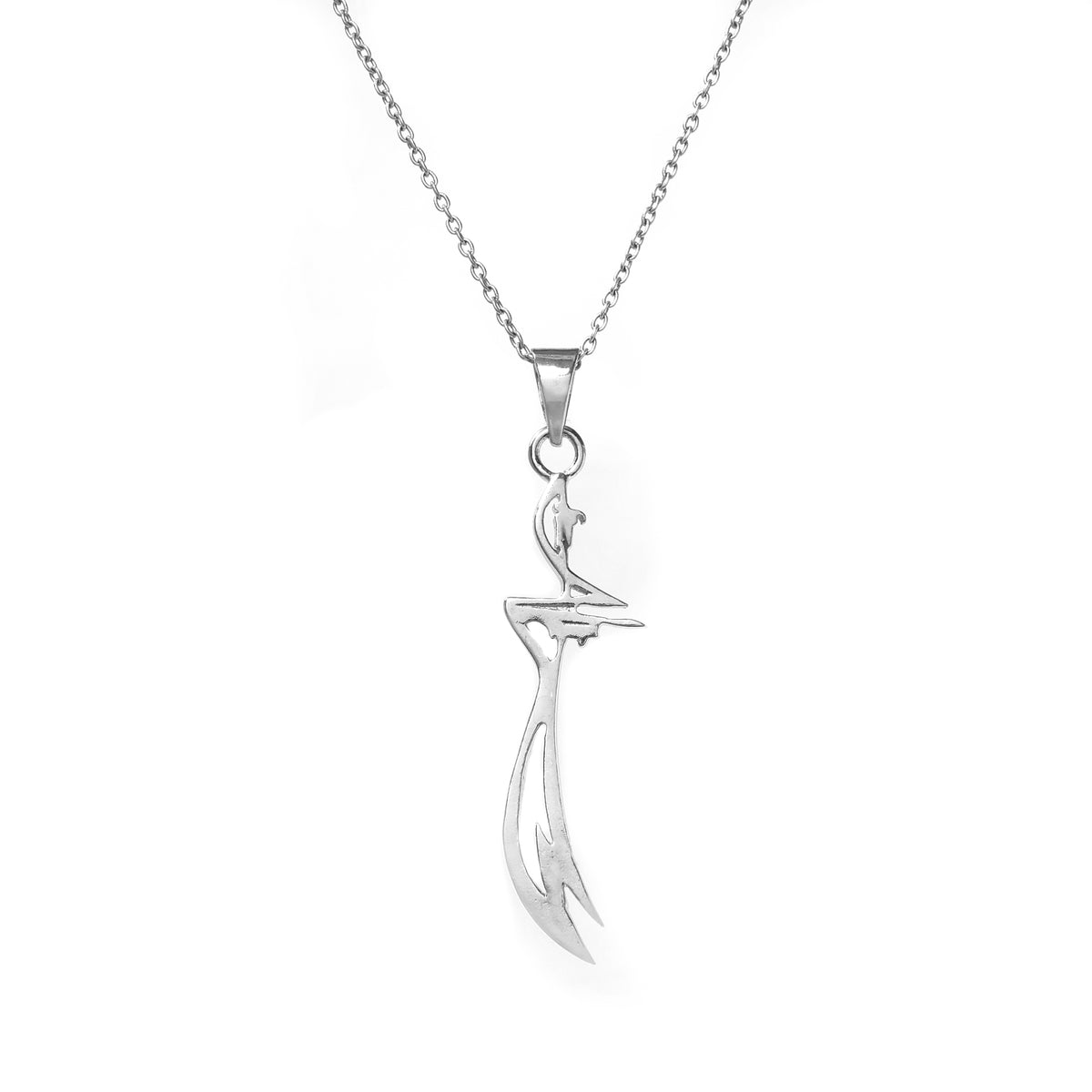 Silver sword pendant necklace | minimalist jewelry gift