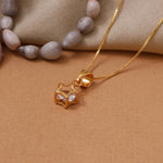 Load image into Gallery viewer, gold plating Star Pendant Necklace | Cubic Zirconia | Women's Gift
