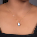 Load image into Gallery viewer, gold plating Solitaire Cubic Zirconia Necklace for Women | Gift
