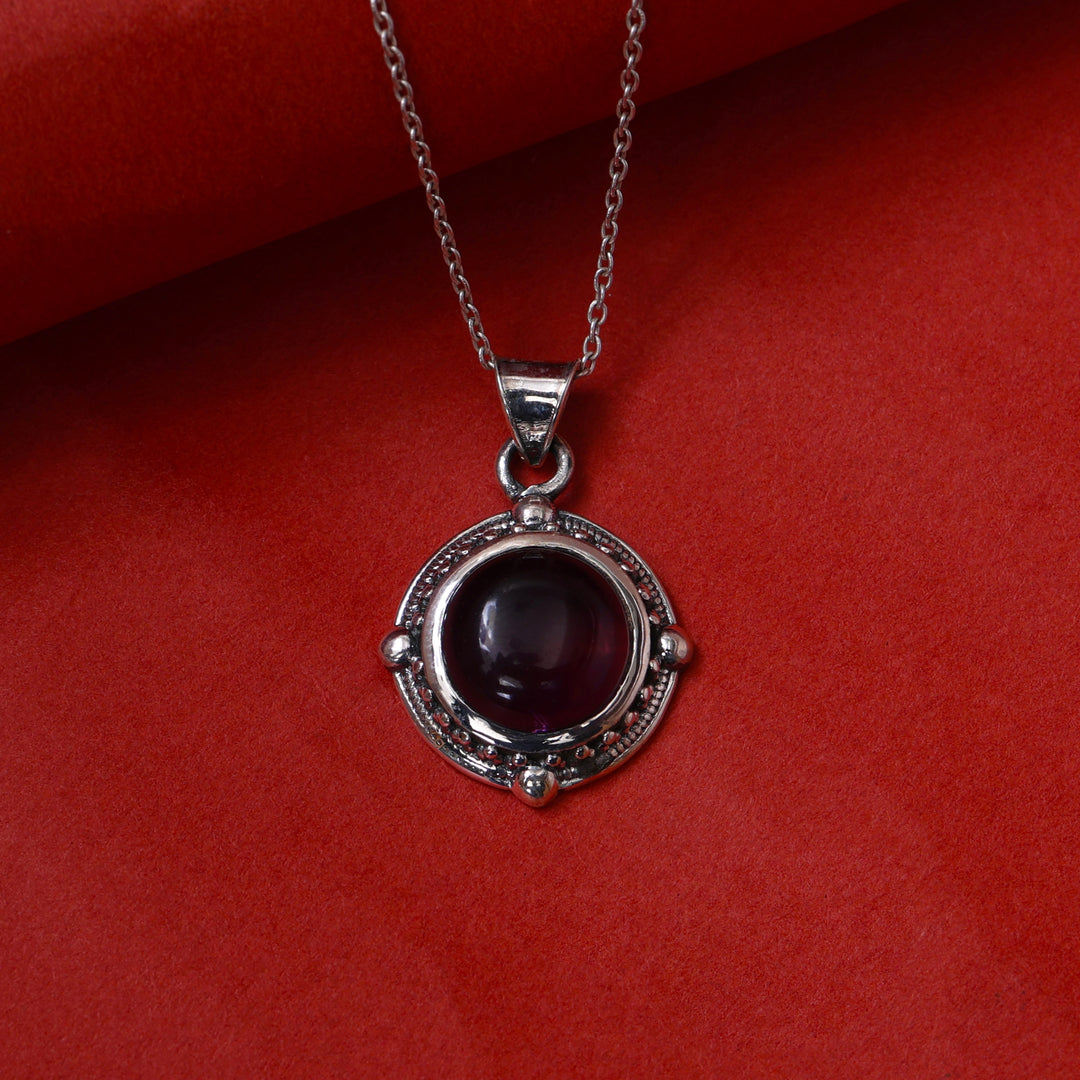 925 Silver Amethyst Pendant Necklace for Women | Gift Jewelry