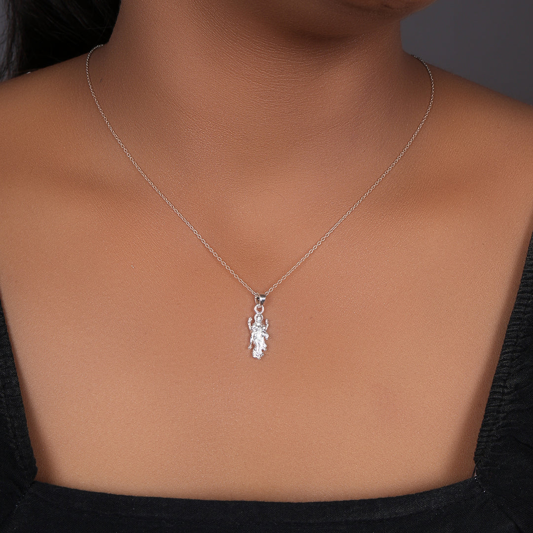 925 Silver Deity Pendant Necklace | Spiritual Jewelry Gift