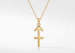 Load image into Gallery viewer, Sagittarius Zodiac Necklace | Gold Plated 925 Silver Astrology Pendant
