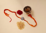 Load image into Gallery viewer, 925 Sterling Silver Ganesha Rakhi Bracelet for Brother
