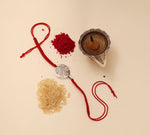 Load image into Gallery viewer, Filigree CZ 925 Sterling Silver Rakhi for Brother

