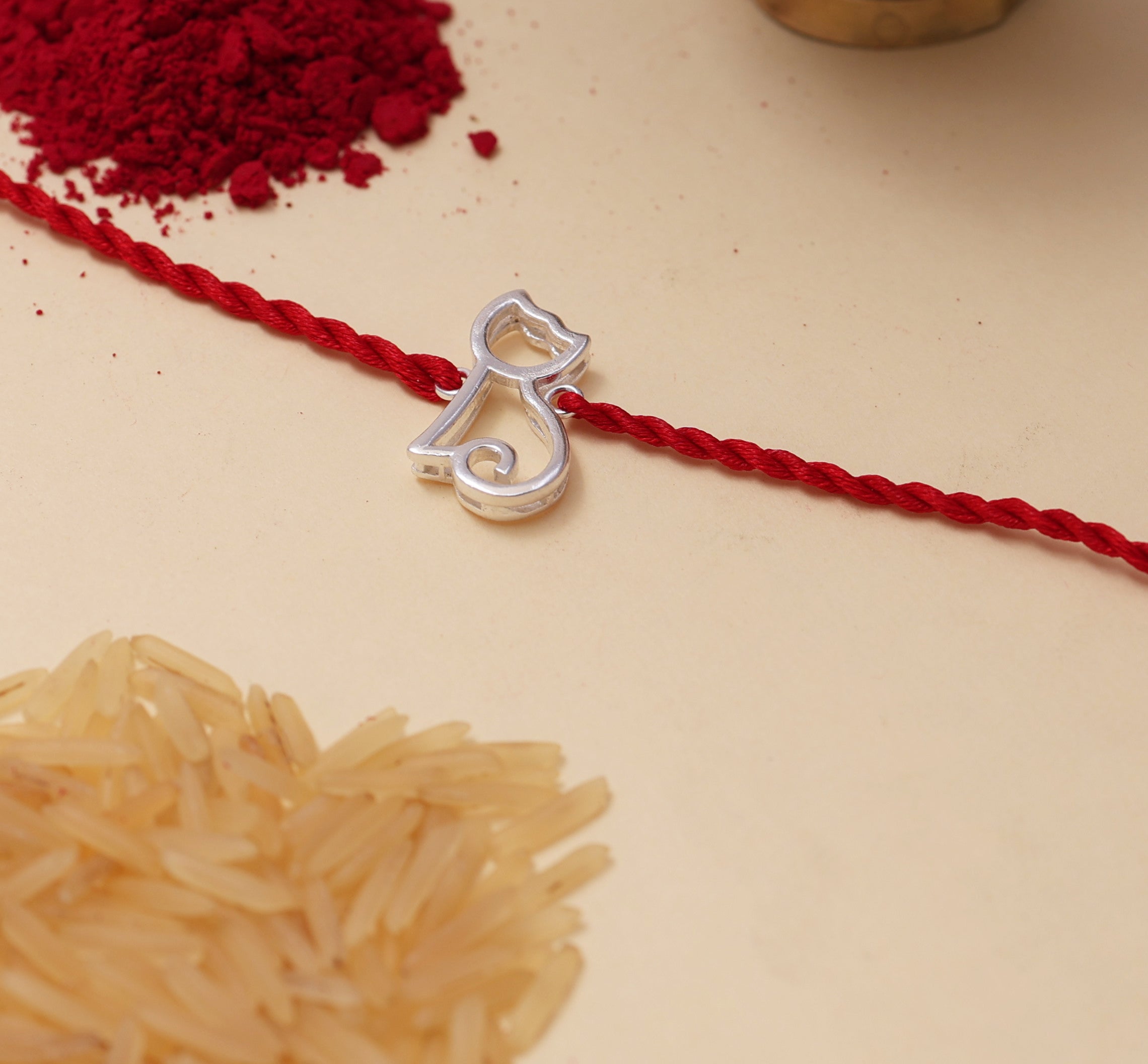925 Sterling Silver Ganesha Rakhi for Brother | Raksha Bandhan Gift