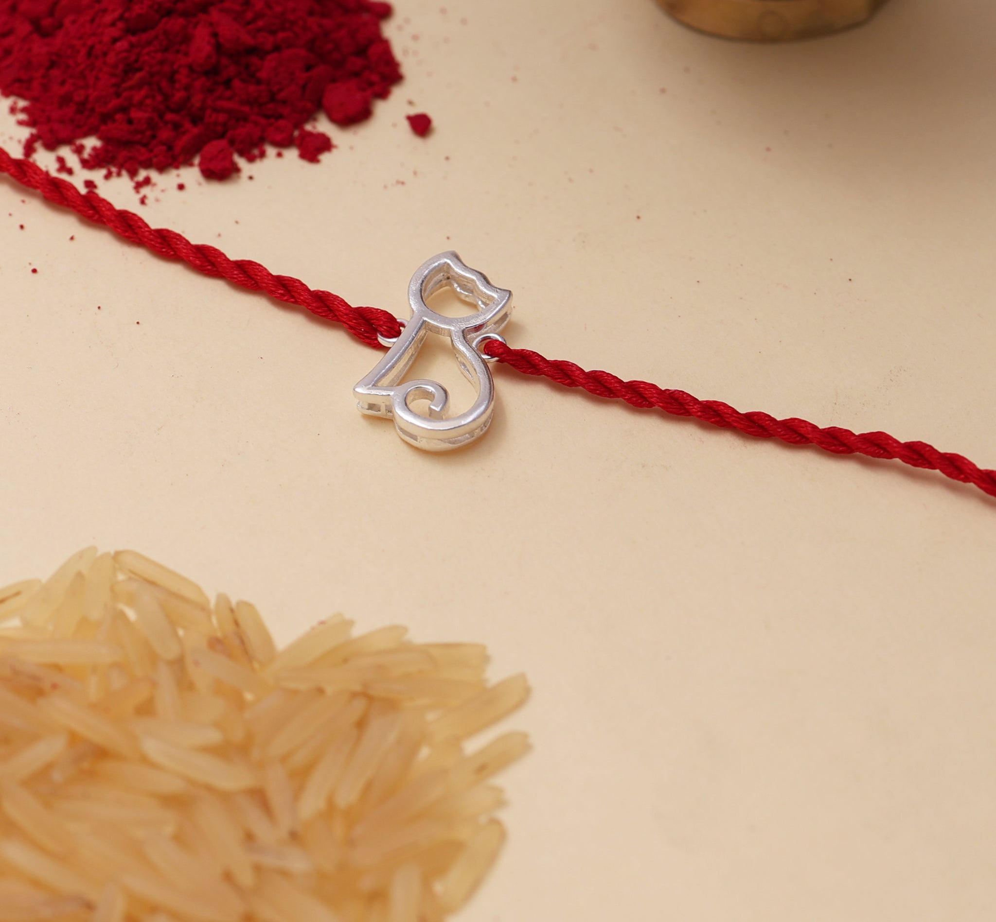 925 Sterling Silver Ganesha Rakhi for Brother | Raksha Bandhan Gift