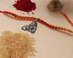 Load image into Gallery viewer, 925 Sterling Silver Hanuman Rakhi for Brother | Raksha Bandhan Gift
