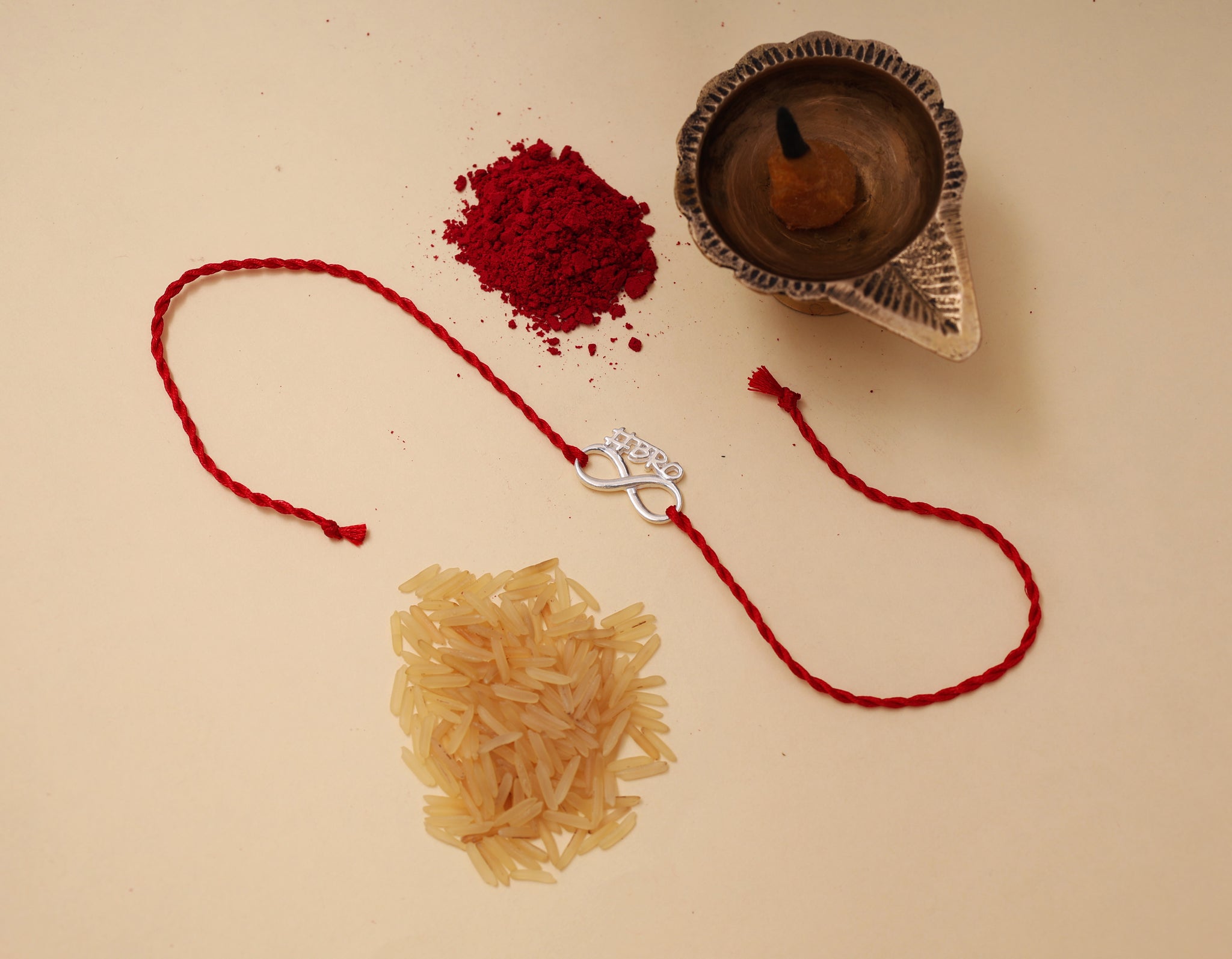 Infinity Bro Rakhi in 925 Sterling Silver for Raksha Bandhan