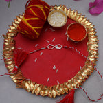 Load image into Gallery viewer, Infinity Love Rakhi for Brother in 925 Silver with Zircon
