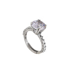 Load image into Gallery viewer, 925 Silver Cubic Zirconia Ring for Women | Engagement Ring| High Polish
