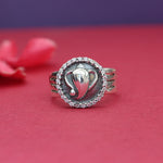 Load image into Gallery viewer, 925 Silver Swan Ring with CZ Stones for Women | Adjustable Ring

