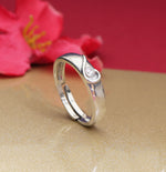 Load image into Gallery viewer, Adjustable Silver Ring with CZ Stone | Women's Jewelry Gift
