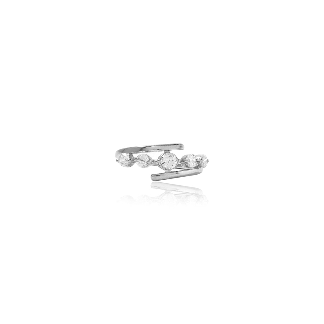 Silver Cubic Zirconia Ring for Women | Elegant Jewelry