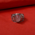 Load image into Gallery viewer, 925 Silver Rose Quartz Ring for Women | Gemstone Jewelry
