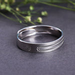 Load image into Gallery viewer, 925 Sterling Silver Adjustable Band Ring with Textured Finish | Daily Wear
