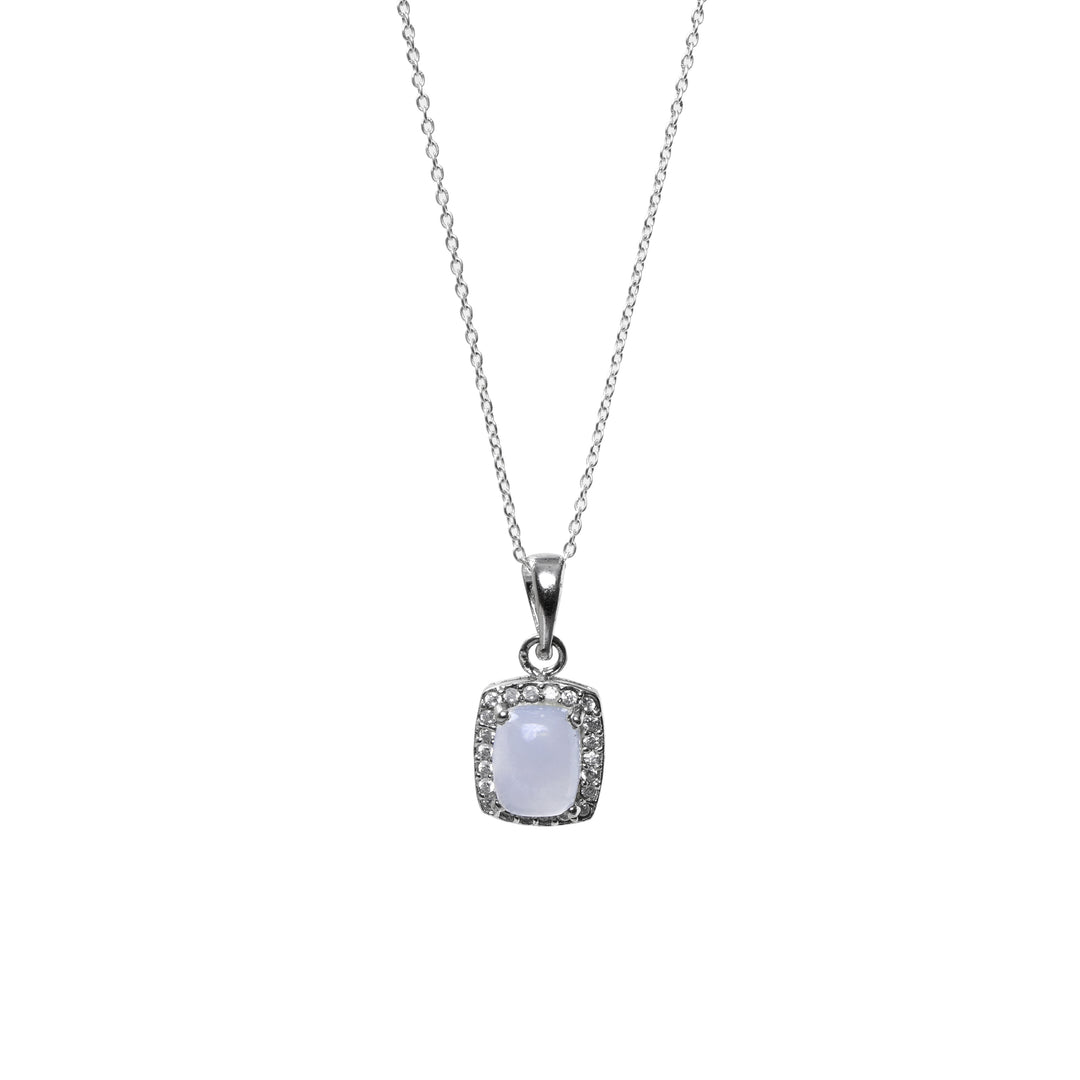 925 Silver Blue Gemstone Jewelry Set for Women | Gift