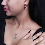 Load image into Gallery viewer, 925 Silver Peridot Jewelry Set for Women | Gift Idea
