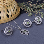 Load image into Gallery viewer, 925 Silver Peridot Jewelry Set for Women | Gift for Her
