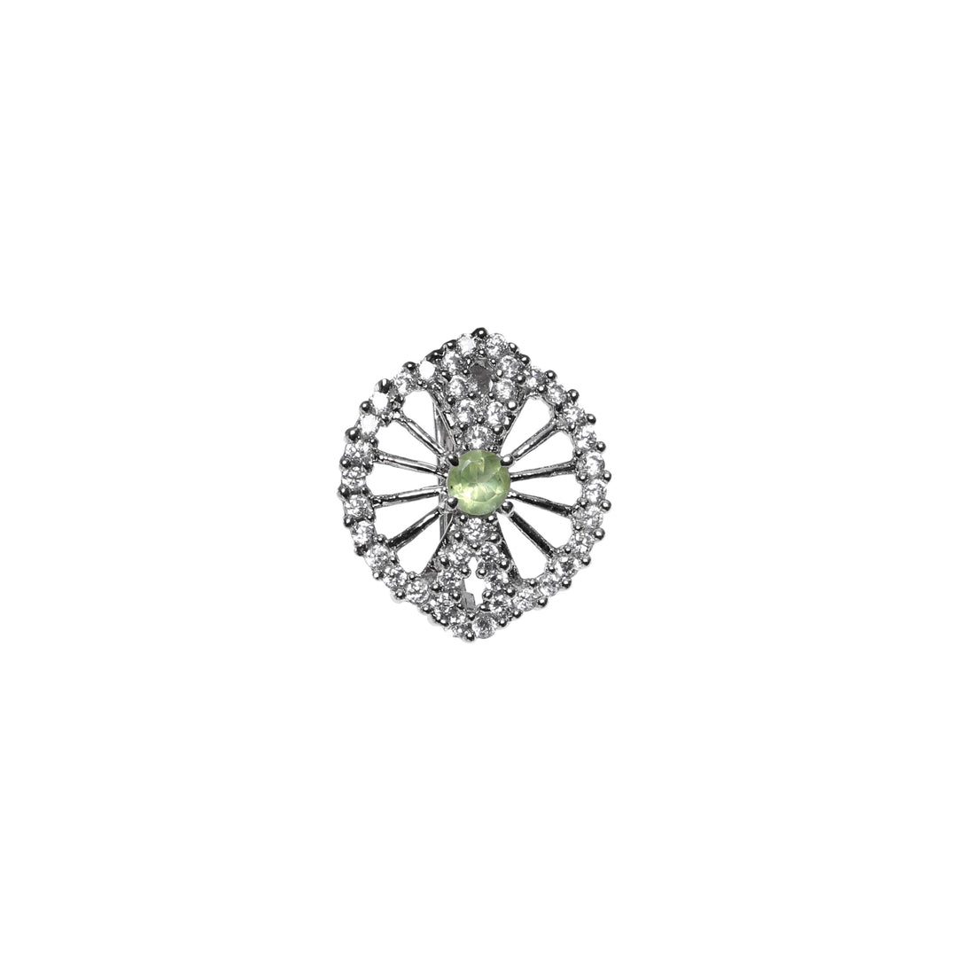 925 Silver Peridot Jewelry Set for Women | Gift for Her