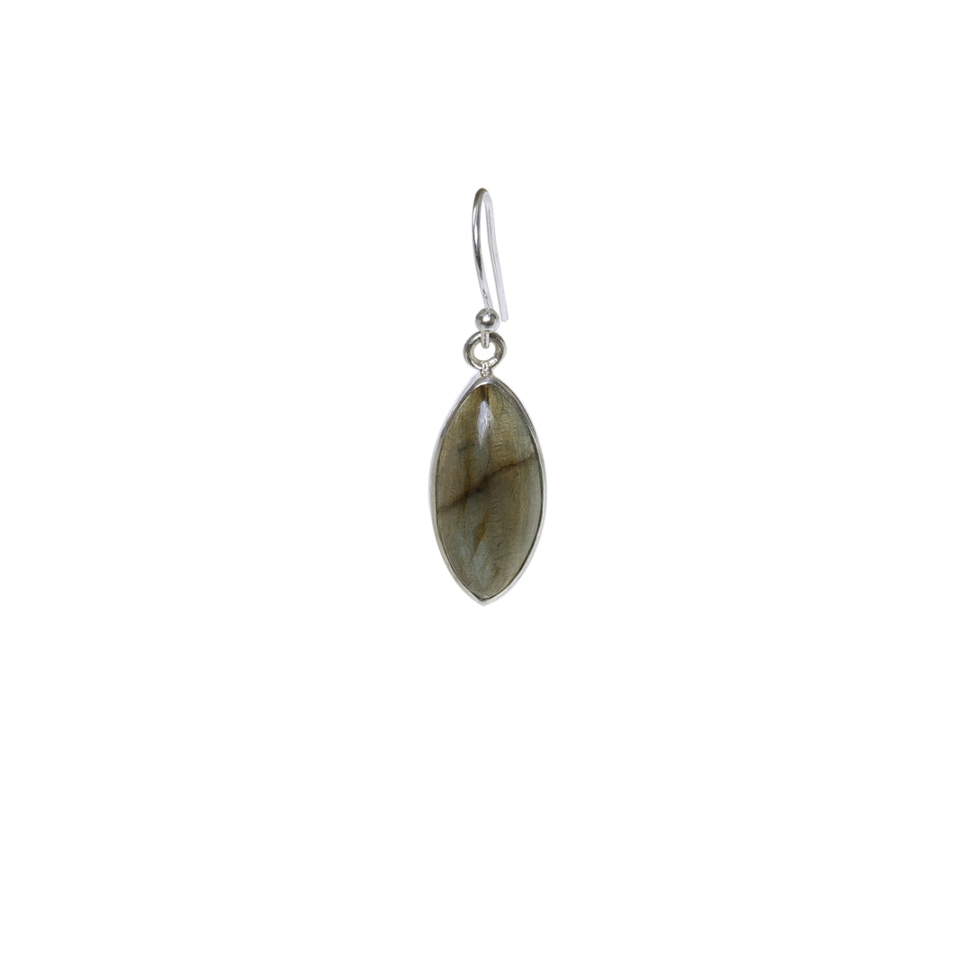 925 Silver Labradorite Earrings & Necklace Set | Women's Jewelry