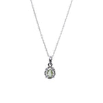 Load image into Gallery viewer, 925 Silver Peridot Jewelry Set | Earrings &amp; Necklace | Gift
