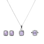 Load image into Gallery viewer, 925 Silver Amethyst Jewelry Set for Women | Gift Idea
