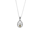 Load image into Gallery viewer, 925 Silver Citrine Jewelry Set | Leaf Design | Gift for Her
