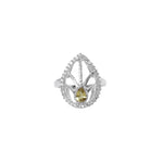Load image into Gallery viewer, 925 Silver Citrine Jewelry Set | Leaf Design | Gift for Her
