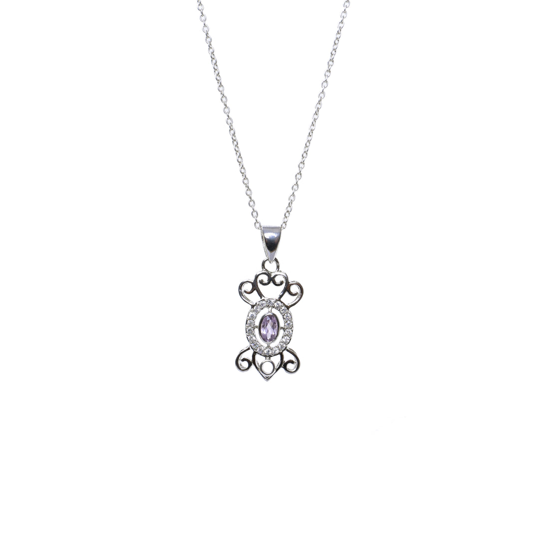 925 Silver Amethyst Jewelry Set for Women | Gift