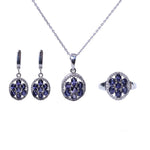 Load image into Gallery viewer, 925 Silver Blue Gemstone Jewelry Set for Women | Gift Idea

