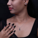 Load image into Gallery viewer, 925 Silver Garnet Jewelry Set | Women's Gift | Bridal Set
