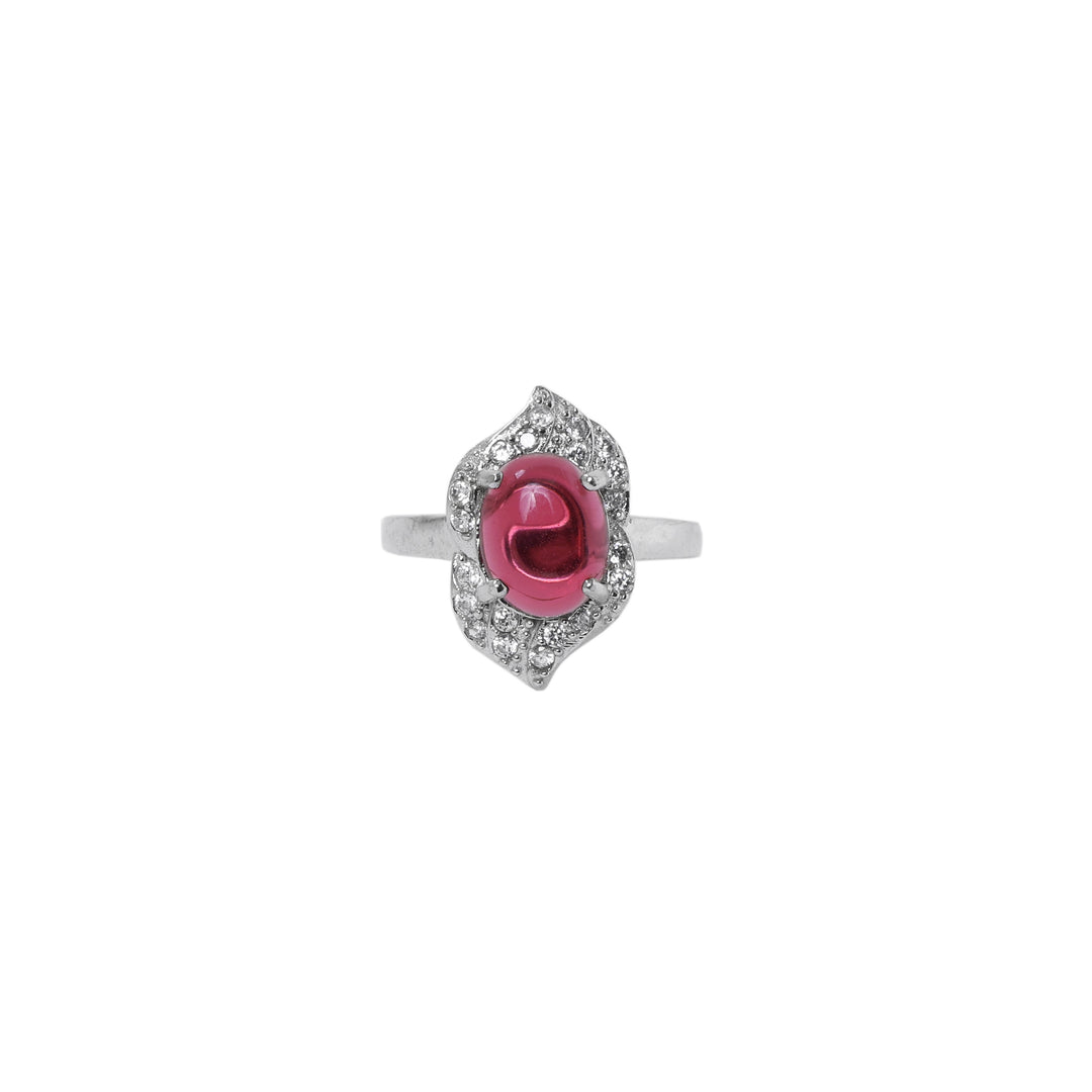 925 Silver Pink Gemstone Jewelry Set for Women | Gift