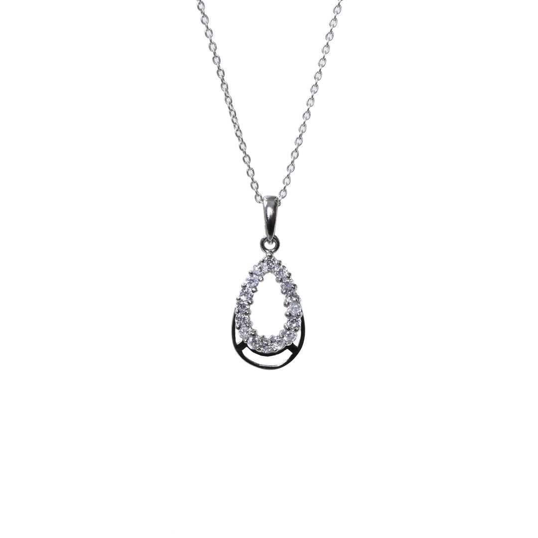925 Silver Teardrop Earrings & Necklace Set | Gift for Her