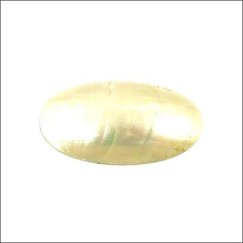 White Mabe Pearl Loose Gemstone For Jewelry Cab Oval Stone Natural Gemstone