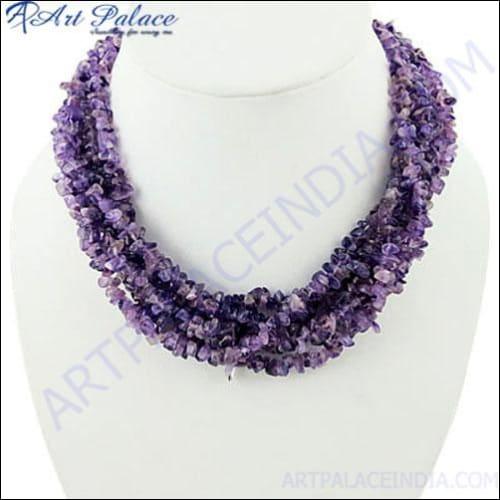 Amethyst Beads Necklace Latest Beaded Neckace Comfy Necklace