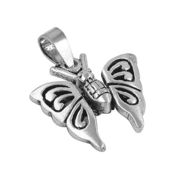 Butterfly Style Plain Silver Pendant 925 Silver Pendant Plain Silver Pendant Pretty Silver Pendant