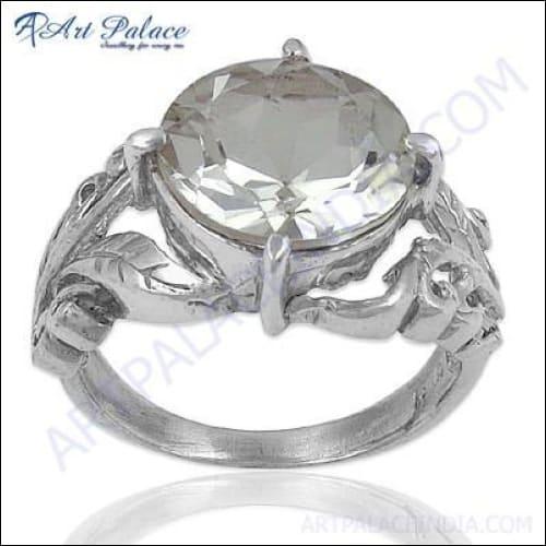 Attractive Cubic Zirconia Gemstone Silver Ring Attractive Cz Rings Solid Cz Rings