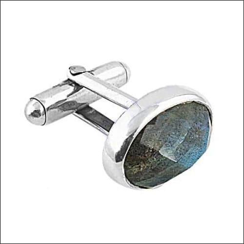 Attractive Labradorite Gemstone Silver Cufflinks, 925 Sterling Silver Jewelry Labradorite Cufflink Gemstone Cufflink