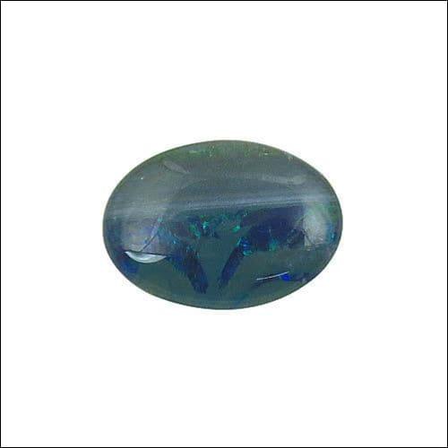 Australian Natural Opal Cabochon Oval Shape Loose Gemstone Blue Opal Gemstone Trendy Gemstone