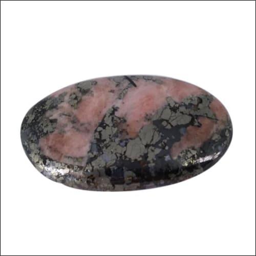 Awesome Rhodochrosite Pyrite Stone Oval Gemstone Semi Precious Gemstone